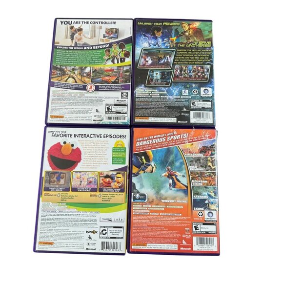 Xbox 360 Kinect Games Lot Of 4 Adventures Powerup Heroes Motionsports Adrenaline - Picture 2 of 6